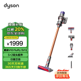 戴森（DYSON）吸尘器家用手持无线吸尘器拖地机大吸力桌面吸尘器猫咪吸猫毛除螨戴森V10 Fluffy SV12日版5吸头