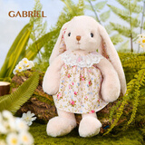 伽百利Gabriel毛绒玩偶可爱花耳兔娃娃玩具儿童抱枕生日礼物女生礼物女 W1813D小甜心 裸色 30cm