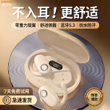 雅兰仕蓝牙耳机真无线挂耳式开放式不入耳防漏音通话降噪高音质长续航运动跑步耳机适用于苹果华为小mi米 旗舰肤色【蓝牙5.3+HIFI音质】