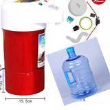 康路源车载饮水机24v大货车专用热水器智能加热器冷热电热杯烧水壶 24V红色圆柱按键数显+7.5L圆水桶