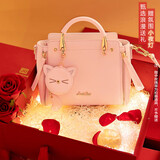 欧时纳（JUST STAR）包包女款2025新款轻奢侈单肩斜挎包高级感手提包女士包生日礼物女