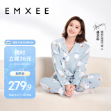 嫚熙（EMXEE）月子服春秋产后哺乳孕妇睡衣居家外出可外穿哺乳睡衣套装家居服