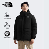 The North Face北面羽绒服男户外700蓬鹅绒高蓬保暖外套81SF 黑色/JK3 S