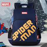漫威（MARVEL）书包小学生男童1-5-6年级护脊减压双肩包蜘蛛侠BA5747A藏青