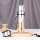 德铂德铂特尔斯茶水分离双层玻璃杯260mlDEP-746