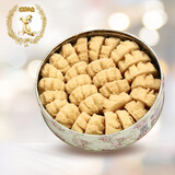 聪明小熊香港珍妮奶油小花手工曲奇饼干320g礼盒装进口休闲食品源头直发