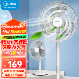 美的（Midea） 电风扇 家用风扇落地扇立式轻音节能电扇台扇迷你扇台立两用小风扇 【三叶450MM大线圈落地扇FSA40TZ】 家用落地扇