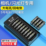德力普（Delipow）充电电池 5号电池大容量2700mAh配充电器套装 KTV话筒/单反相机闪光灯专用