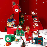 欧妮姿平安果包装盒圣诞节装饰圣诞礼物苹果袋圣诞树挂件礼物盒15个装