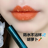 兰奕（LANYI）李佳琪推荐不掉色不沾杯豆沙色口红雨衣哑光素颜显白持久防水滋润 #601胡萝卜色 自带口红雨衣