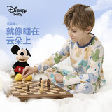 迪士尼（DISNEY）童装儿童男童长袖睡衣秋衣秋裤两件套装秋冬DB332AE01彩140
