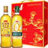 鲁花 京觅 食用油 礼盒(高油酸花生油+亚麻籽油750ml*1)金玉满堂B款