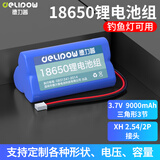 德力普（Delipow）18650锂电池组夜钓钓鱼灯电池大容量功率带保护板3.7v 可支持定制 3.7V 9000mAh【XH2.54/2P接头】