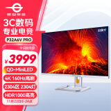 泰坦军团32英寸4K QD量子点-MiniLED 2304区 HDR1000 160Hz内置音箱10.7亿色 KVM IPS电竞显示器P32A6V PRO