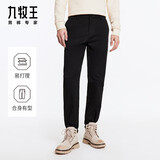 九牧王男裤休闲裤男【防皱 易打理】秋冬季修身弹力直筒长裤子男