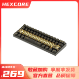 HEXCORE ANNE PRO 2D安妮电脑键盘机械键盘有线办公键盘游戏键盘笔记本键盘热插拔 黑晶 佳达隆PRO茶轴