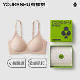 有棵树小胸聚拢防下垂收副乳美背女士文胸显小胸无痕无钢圈秋冬款 肤色 M