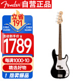 FENDER芬达吉他音速sonic P月桂木指板贝斯 4弦入门初学电贝司 黑色