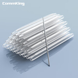 通信汪（CommKing）光纤热缩管细单芯光缆尾纤热缩管内径1.5mm光纤熔接保护管热熔管60mm 200根/袋 Tube-60S
