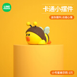 车载车内饰品汽车摆件中控台显示屏可爱布朗熊解压公仔屏幕装饰品 小号蜜蜂莎莉（小号单个）