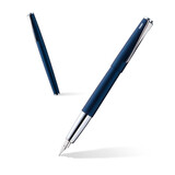德国进口 凌美(LAMY)钢笔签字笔墨水笔Studio演艺系列时尚商务办公钢笔 开学季送老师学生 帝国蓝EF尖(不带吸墨器)