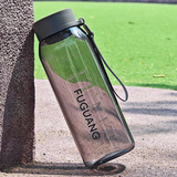 富光（Fuguang）太空杯塑料杯子超大运动水壶过滤创意水杯便携户外防摔茶杯子 1500ml 深灰