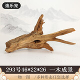 逸乐宠 紫柚木鱼缸造景沉木天然枯木头水族草缸懒人装饰型莫斯树桩根 293号已煮沉木