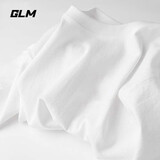 GLM纯棉短袖T恤男夏季简约宽松通勤运动风上衣情侣休闲透气男装半袖