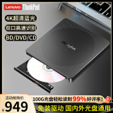 ThinkPad联想6倍速USB外置蓝光光驱BD蓝光刻录机DVD移动光驱外接光驱3D超清读刻笔记本光驱外置TX805