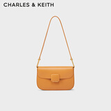 CHARLES&KEITH方扣KOA小方包单肩包包女包女士女生日礼物CK2-20270818 Orange橙色 M