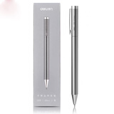 小米米家签字笔中性笔中性笔金属黑色笔芯巨能写学生办公礼品定制 得力金属笔银色 免费刻字（得力看清楚） 0.5mm