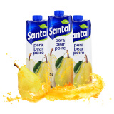 圣涛（SANTAL）帕玛拉特梨汁1L*3瓶意大利进口果汁饮料果蔬汁 聚餐好礼