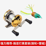 海科（Hicreat）全金属筏钓轮微铅鱼线轮水滴渔轮迷你小鼓轮海竿海杆轮 桔色+雷蛙