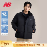 NEW BALANCE NB官方24新款外套男款运动舒适时尚保暖鸭绒短款羽绒服 BK AMJ43375 XL