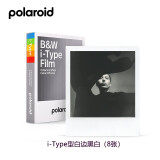 宝丽来（Polaroid） 拍立得相机相纸Onestep+ NOW+彩色itype型胶片一次成像相纸 白边黑白【23年12月】
