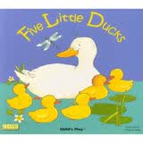 现货 英文原版 Child's Play纸板洞洞书 廖彩杏书单推荐 Five Little Duck 五只小鸭子