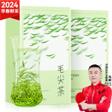 贡苑绿茶毛尖茶叶 特级250g 2024新茶正宗明前嫩芽信阳口感散装自己喝