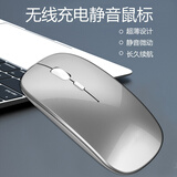 易科星 适用华为MateBook 14无线鼠标蓝牙鼠标14.2英寸笔记本电脑包手提袋单肩包内胆包套装 月光银-无线鼠标(USB接收器版)+鼠标垫