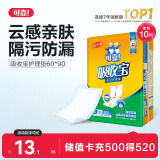 可靠（COCO）吸收宝成人护理垫隔尿垫一次性床垫老年人产妇婴儿加厚防漏产褥垫 【60*90cm】护理垫10片