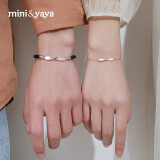 mini&yaya情侣银手链一对莫比乌斯手绳女生日520情人节礼物送女友老婆实用 莫比乌斯情侣手链【一对】