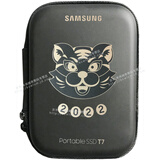 三星（SAMSUNG）T5/T7 touch/Shield 移动固态硬盘 专用硅胶套 抗震防划硬盘包 T7专用 黑色 收纳包硬盘包