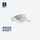 迪卡侬（DECATHLON）空顶帽男女夏天遮阳帽太阳帽鸭舌帽户外运动帽跑步帽子RUNC 银河灰-魔术贴款 空顶帽魔术贴款（建议头围56-61厘米）