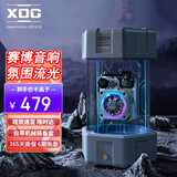 猫王音响 XOG机械光域Cube典藏版家用无线蓝牙音响潮流小音箱赛博音响流光音箱 原力白-典藏版（含太空舱盒）