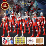 ULTRAMAN玩具全套礼盒欧布圆环怪兽赛罗人偶迪迦捷德奥特超人男孩玩具礼物 电商套装-6奥*特+2怪+20卡片