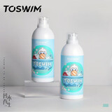 TOSWIM专业儿童去氯除氯沐浴露洗发露二合一慕斯300ml套装 章鱼泡泡