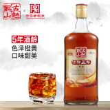 古越龙山 清醇五年 传统型半甜 绍兴 黄酒 500ml 单瓶装