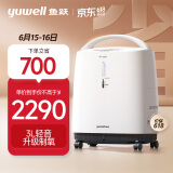 鱼跃(yuwell)3L升医用制氧机家用轻音升级款 39分贝轻音便携吸氧机 家用老人孕妇带雾化氧气机8F-3ZW