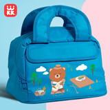 UKUK 韩国小学生饭盒保温包加厚防水铝箔保温袋便当袋餐具袋 露营熊保温包