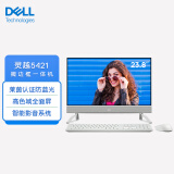 戴尔(Dell)灵越5421一体机电脑(酷睿13代奔腾 U300 8G 256GSSD)白 23.8英寸大屏显示器