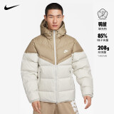 耐克NIKE羽绒服男短款WR 650-D FLD外套FB8178-247美拉德卡其XL
